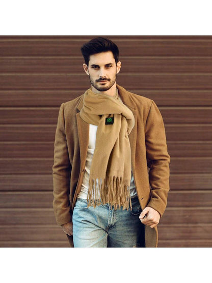 1Pc Electric Heated Winter Scarf USB Heating Neck Wrap Unisex Heated Neck Shawl Soft Warm Scarves 3 Heating Modes For Outdoor Cycling Skiing Skating
