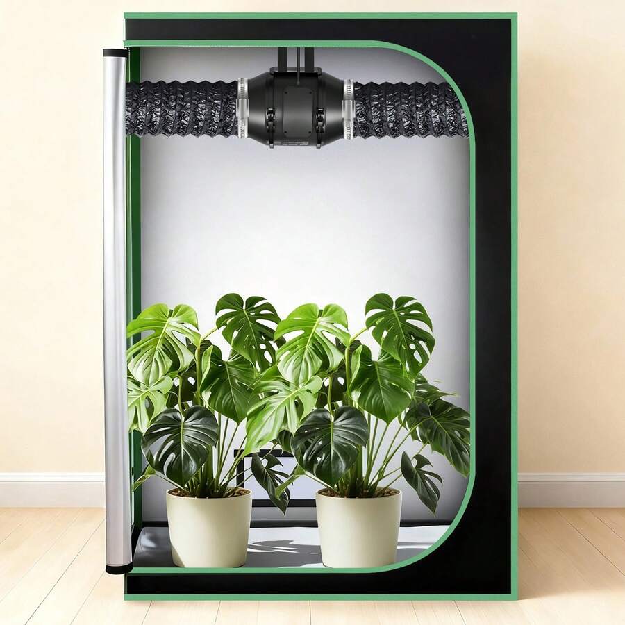 Inline Duct Fan, 6 In Quiet Inline Exhaust Fan, 380 CFM Powerful AC-Motor Ventilation Fans For Cooling Booster, High Air Flow, Vent Blower Fans For Indoor Grow Tents Basement Hydroponics