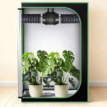 Inline Duct Fan, 6 In Quiet Inline Exhaust Fan, 380 CFM Powerful AC-Motor Ventilation Fans For Cooling Booster, High Air Flow, Vent Blower Fans For Indoor Grow Tents Basement Hydroponics
