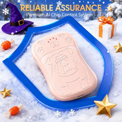 Pack Of 4-2-In-1 Magnetic Rechargeable Hand Warmers Featuring Double-Sided Heating And 4 Temperature Settings. A Winter Essential For Skiing, Camping, And Hiking, And A Perfect Gift For Thanksgiving And Christmas.